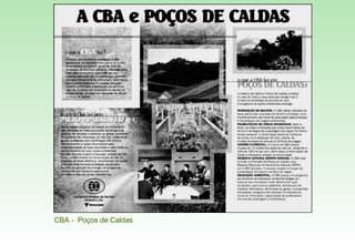 CBA -  Poços de Caldas 