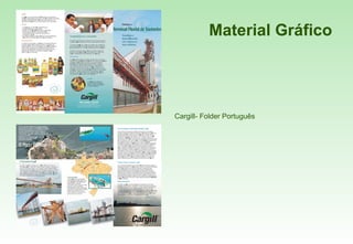Material Gráfico Cargill- Folder Português 