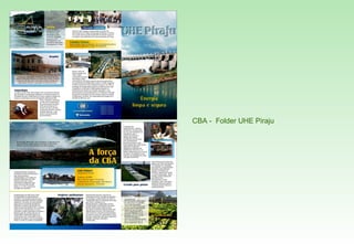 CBA -  Folder UHE Piraju 