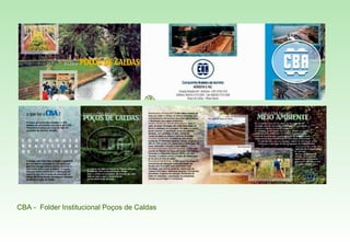 CBA -  Folder Institucional Poços de Caldas 