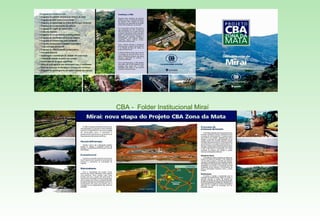CBA -  Folder Institucional Miraí 