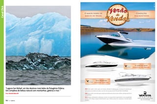 Canal Esporte
Canal Click

“Laguna San Rafael, um dos destinos mais belos da Patagônia Chilena.
Um complexo de beleza natural com montanhas, geleiras e mar.”
Foto: Rafaella Malucelli

162

PERFILNÁUTICO

 