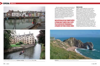 ESPECIAL

LONDRES 2012

Nos intervalos das competições
o problema é saber o que fazer
pelo excesso de programas e
atrações em todo o Reino Unido

Tropa de apoio

Na água, o comitê organizador vai usar 85 botes
rígidos e infláveis como barcos de apoio e com
motores Suzuki. Deste total, 64 foram comprados
da Ribcraft Ltd., baseada em Yeovil, Somerset, o
resto foi adquirido de segunda mão da estrutura
administrativa da America’s Cup. E da Ilha de Wight,
em Cowes, ali perto, chegará um catamarã South, de 11
metros, construído pelo estaleiro South Boats Special
Projects Ltd. Ele vai ser usado como uma das cinco
embarcações dos Comitês de Regatas e depois será
doado para a Royal Yatch Association.
A frota oficial completa tem 150 barcos, sendo 30
fornecidos pelo Royal Yacht Association depois de
“arrecadá-los”, através de um concurso, nos clubes de
vela espalhados pelo país, além de 19 “charters” com
lanchas matriculadas em Weymouth e Portland. Cada
proprietário vai ter direito a 23 dias de aluguel. Com
a Suzuki, baseada em território britânico, em Milton j

AMBRA CRAIGHERO

AMBRA CRAIGHERO

Além das medalhas, a turma da vela está de olho nos
milionários e prestigiosos “convites” para a America’s
Cup. Por exemplo, o espanhol Xabier Fernández
Gaztañaga, medalhista de ouro em Pequim na classe
49er, e vencedor do título de melhor velejador de
2011 da ISAF, está navegando na Volvo Ocean Race e
poderá fazer parte da equipe italiana Luna Rossa. E o
australiano Tom Slingsby, líder mundial de Laser e já
engajado como tático de Oracle desde o ano passado,
não vê a hora de subir no catamarã AC 72 com a
medalha de ouro no peito.

A colorida cidadezinha de pescadores de Swanage e Cambridge, na altura do prestigioso King’s College

34  PERFILNÁUTICO

Durdle Door é uma arco formado nas pedras perto de Lulworth, em Dorset

PERFILNÁUTICO 

35 

 