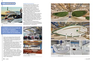 ESTALEIRO BENETEAU

Produção nacional

Tidia Bottini

PERFIL

Marcos Soares no Iate Clube de Santos

As primeiras embarcações produzidas no país
são os modelos Flyer Gran Turismo 34 e 38,
com customizações específicas desenvolvidas
especialmente para atender o mercado
brasileiro. Algumas dessas customizações são:
plataforma estendida, churrasqueira elétrica e
espaço gourmet com geladeira, icebox, etc. Esses
modelos “Brazilian Edition” foram apresentados
pelo grupo no Rio Boat Show 2012.
Esta é a primeira etapa de um projeto de longo prazo. 
De acordo com Marcos Soares, o objetivo para 2013
é produzir um terceiro modelo de lancha. Para que o
custo de produção para exportação no Brasil fique tão
ou mais competitivo do que o europeu, a Beneteau
pretende construir uma segunda fábrica com 50 mil m²
de área e capacidade dez vezes maior do que a atual,
também em Angra dos Reis.
“O Brasil é um dos focos da Beneteau para o
desenvolvimento de novos mercados; temos planos de
longo prazo para o país, por isso estamos nos instalando
aqui definitivamente!”, afirma Soares. j

de 2012, com a presença do governador do estado
Sérgio Cabral, autoridades locais e executivos da
Beneteau França, foi mais uma confirmação de que
a indústria náutica brasileira está atraindo novos
investimentos do exterior.
A fábrica ocupa 10 mil m² dentro da Marina Verolme,
terá capacidade anual para produzir 50 barcos e
sua linha de produção será de embarcações para o
mercado doméstico e outros da América do Sul.  Toda
a tecnologia de ponta hoje utilizada na Beneteau da
França é transferida e aplicada nos modelos brasileiros.
A produção já começou e as primeiras entregas estão
previstas para julho.
São 27 fábricas, duas fora da França – Polônia e
Itália – e duas não europeias – Estados Unidos e Brasil.
Fazer essa nova fábrica demonstra que o bom momento
vivido pela Beneteau é marcado não só pela chegada
de iates de altíssimo luxo ao Brasil, como os Monte
Carlo Yatchs 65 & 76, mas também pelo crescimento
econômico que favoreceu na escolha do país para
receber o empreendimento.

86  PERFILNÁUTICO

Luis Filipe Santos / Premier Studio

A fábrica ocupa 10 mil m2
dentro da Marina
Verolme. A produção
anual será de 50 barcos

Inauguração da fábrica em Angra dos Reis e
do ateliê de montagem

Fabricação do molde e máquina tipo robô que molda casco em 3D

PERFILNÁUTICO 

87 

 