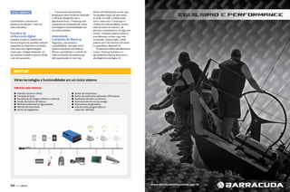 Mundo Náutico
termômetros, sensores de
presença ou alarmes. Tudo em
uma rede única.

A prática da
embarcação digital

Atender a todos os critérios de
forma integral não permite soluções
adaptadas ou dispositivos isolados.
Para uma rede digital integral
temos que, obrigatoriamente, ter
um sistema completo desenvolvido
com este propósito.

É necessária uma perfeita
integração entre hardware dedicado
e software integrado com a
plataforma física. O Nautcap tem
a proposta de integração de várias
tecnologias e funcionalidades em
um único sistema.

Entendendo
a proposta do Nautcap

Segurança, automação e
confiabilidade. Interagir com o
usuário através de um iPad ou
iPhone, permitindo o controle de
todas as funções da embarcação
não importando se você está

dentro da embarcação ou em casa.
De qualquer lugar em que esteja
se pode ver onde a embarcação
está e como está. O Nautcap é o
cérebro do sistema digital, recebe
sinal de todos os sensores, de
alarmes a termômetros. Se algo está
errado, o sistema poderá tomar as
providências e avisar o que está
ocorrendo. Através dele, o iPad
poderá servir de interface de todos
os aparelhos e dispositivos.
Na próxima edição detalharemos
como o Nautcap funciona e o
que podemos esperar dessa nova
abordagem tecnológica. S

Nautcap
Várias tecnologias e funcionalidades em um único sistema
Principais características
P
P
P
P
P
P
P

Interface intuitiva e direta
Comando de luzes
Visualização de imagens internas e externas
Estado dos bancos de baterias
Nível de combustível ou água potável
Alarmes de movimento
Sensor de alagamento

104  PERFILNÁUTICO

P
P
P
P
P
P

Sensor de temperatura
Sensor de movimento utilizando o GPS interno
Sinalização de todos os sensores
Gerenciamento do uso de energia
Acionamento de geradores
Lista de tarefas programadas ou
ações pré-definidas

www.barracudacomposites.com.br

PERFILNÁUTICO 

105 

 