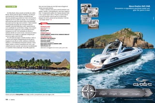 Turismo Aruba

De Palm Beach, desça sentido sul da ilha até a Baby
Beach, famosa praia de águas cristalinas, cercada por
uma barreira de corais e pedras, esconderijo para
diversos peixinhos que podem ser vistos com snorkels
alugados por lá ou a olho nu mesmo. Por ser famosa, é
uma praia que pode ficar muito cheia e movimentada
para quem procura algo mais exclusivo. Valem também
várias paradas nas praias que vão aparecendo no
caminho, uma mais linda que a outra, quase desertas
com tonalidades de azul de faltar o fôlego. Esse cenário
de areia branca e água azul, com as famosas árvores
watapana ou as divi-divi inclinadas em direção a
sudoeste devido aos ventos locais, contrasta em muitos
momentos com a aridez e a vegetação composta por
cactos da região central da ilha.
Na volta opte por pegar o sentido nordeste, onde se
encontra um cenário completamente fora do que se
imagina de uma ilha do caribe: ambiente acidentado,
desértico e com belíssimas formações rochosas. Nessa
região, podem-se beirar os penhascos de carro, mas
cuidado para não se perder, pois não há vias delimitadas
e o caminho é bem acidentado. Há na ilha opções de

fazer um tour de jipe por esse lado mais selvagem de
Aruba com muita emoção.
Aruba é o destino certo para as férias perfeitas com
amigos, família e, principalmente, para uma viagem a
dois. A temperatura média é de 27 graus durante todo
o ano e quase nunca chove. Prepare-se para relaxar
e ser bem atendido, além de gravar as mais belas
imagens de cartão-postal em sua memória. É de fato
“one happy island”. S

Serviços
Informações gerais
www.visitaruba.com
Onde ficar
RIU Palace Aruba
www.riu.com
Atividades turísticas
Atlantis Submarine, passeios de vela, snorkling, mergulho
www.depalmtours.com
Para quem vai de barco
Informações para cruzeiristas
www.aruba-cruisingguide.com
Renaissance Marina
www.renaissancemarina.com
Bucuti Yacht Club (BYCA) & Varadero Caribe
Aruba Nautical Club
www.portbooker.com
www.aruba-cruisingguide.com/marinas-yards-yacht-clubs

C

M

Y

CM

MY

CY

CMY

K

Destino certo para as férias perfeitas com amigos, família e, principalmente, para uma viagem a dois

136  PERFILNÁUTICO

PERFILNÁUTICO
PERFILNÁUTICO 

157  
137

 