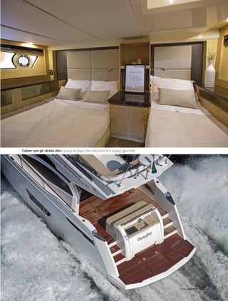 PPEERRFFIILLNNÁÁUUTTIICCOO 111155 
Flybridge com 30 metros quadrados 
 