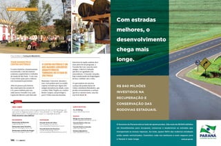 TURISMO SÃO LUIZ DO PARAITINGA

Praça da Matriz e Cachaçaria Matodentro

Tour guiado pelo
centro Histórico
O centro histórico, já praticamente
reconstruído, é um dos maiores
conjuntos arquitetônicos tombados
do estado de São Paulo. O city tour
é uma ótima opção para conhecer
esse inestimável patrimônio.
Além de passear pela história
das construções dos séculos 18
e 19, passa também pela casa
onde morou Oswaldo Cruz, pela
Capela das Mercês e pelo Mercado

O CENTRO HISTÓRICO É UM
DOS MAIORES CONJUNTOS
ARQUITETÔNICOS
TOMBADOS DO ESTADO DE
SÃO PAULO
Municipal. Com sorte, durante o
tour, você poderá ouvir os cordéis
caipiras recitados por alguns dos
antigos moradores da cidade, como
o senhor Ditão Virgílio ou o senhor
Benito Campos, um privilégio à
parte! Visitar uma das fazendas

históricas da região também deve
fazer parte do seu programa, a
Fazenda São Luiz, uma das mais
antigas, é aberta à visitação,
que deve ser agendada com
antecedência. A Fazenda Catuçaba,
hoje transformada em hospedagem
de luxo, também vale a visita.
Os apreciadores de uma boa
cachaça não podem deixar de
visitar a destilaria Matodentro, que
produz artesanalmente a cachaça
que leva o mesmo nome, uma das
top 10 do Brasil.

SERVIÇO
ONDE COMER?

AGÊNCIA RECEPTIVA:

A culinária caipira toma conta da gastronomia de São Luiz do Paraitinga, por
aqui você vai degustar pratos como a “Vaca Atolada” e o “Boi Afogado”, além
de quitutes como o “Estrogonofe de Juçara” e o requeijão de prato.
Onde encontrar estas delícias?

Cia. de Rafting:
www.ciaderafting.com.br

RESTAURANTES:

HOSPEDAGEM:

Restaurante Sol Nascente:
Largo das Mercês, 2

Pousada Sertão das Cotias:
Rod. Oswaldo Cruz, km 42,5
www.pousadasertaodascotias.com.br

Restaurante Santa Terezinha:
Rua Cel. Domingues Castro, 64
Restaurante Cantinho dos Amigos:
Rua Cel. Domingues Castro, 121

146  PERFILNÁUTICO

Pousada Quinta das Amoreiras:
Estrada do Alvarenga, km 0,5
www.pousadaquintadasamoreiras.com.br

PASSEIOS:
Refúgio das Sete Cachoeiras:
www.refugiodas7cachoeiras.com.br
Fazenda Histórica São Luiz:
(12) 9710 6020
Fazenda Histórica Catuçaba:
www.catucaba.com
Destilaria Matodentro:
www.matodentro.com.br

 