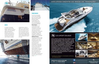 PERFILNÁUTICO20 PERFILNÁUTICO 21
Na hora da armazenagem,
o barco pode ser guardado
tanto a seco quanto na água.
Algumas pessoas preferem,
até mesmo, guardar
a embarcação em casa.
Cada uma dessas formas
tem a sua peculiaridade no
processo de armazenagem.
Karen Chaves -
A armazenagem em seco
sempre traz uma maior
tranquilidade ao proprietário
e promove uma maior vida
útil do casco e da pintura,
principalmente se o barco estiver
em galpão coberto. Também
são reduzidos os gastos com
tripulação e a necessidade de
limpeza rotineira da embarcação.
Nicholas Prazeres -
Embarcações que ficam em vaga
molhada devem ter pintura dew
será eficaz se o barco estiver
navegando fazendo com que
a craca solte do casco.
Para quem guarda as
embarcações em casa, a dica
é sempre calçar a embarcação
de forma correta, distribuindo
o peso do barco sobre as
estruturas rígidas do casco com
reforços internos ou anteparas.
Isso minimiza esforços em
pontos não preparados que
podem originar trincas nos
cascos de fibra ou empenamento
de móveis, portas e estruturas
internas.
Armazenagem
motor
Em relação à manutenção
específica do motor, Ricardo
Paragon, referência em mecânica
náutica no país, aponta algumas
etapas importantes para
prolongar a vida útil do item.
São elas: verificar sempre que
possível se há vazamento de
combustível, lavar e adoçar o
motor, verificar se a pressão
de água está boa, checar as
baterias e se o reservatório de
óleo, colocar capô no motor e
poli-lo com cera de carro uma
vez por mês, deixar a proa do
barco mais alta que a popa para
evitar acúmulo de água e anotar
sempre a data de abastecimento,
pois o combustível tem vida útil
de 30 dias.
PERFILnáutiCo20
 