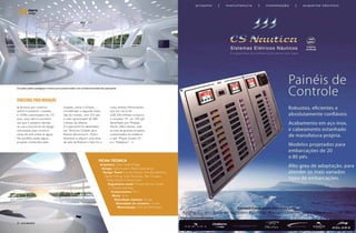 PERFILNÁUTICO32
Já famosos por construir
yachts inovadores, ousados
e 100% customizados há 135
anos, essa não é a primeira
vez que o estaleiro alemão
se une a escritórios de design
renomados para construir
obras de arte sobre as águas.
No portfólio estão alguns
projetos conhecidos pela
O projeto quebra paradigmas e mostra que é possível acabar com as linhas horizontais dos superyachts.
Ficha técnica
Arquiteta: Zaha Hadid Design
Design: Zaha Hadid e Patrik Schumacher
Design Team:Thomas Vietzke, Jens Borstelmann,
Daniel Widrig, Sofia Daniilidou, Ben Grubert,
Phillip Mecke e Patrick Euler
Engenharia naval: Michael Von der Heide
e Thomas Sperling
Comprimento: 90 m
Boca: 16 m
Velocidade máxima: 16 nós
Velocidade de cruzeiro: 14 nós
Motorização: 2X2160 KW Diesel
ousadia, como o Eclipse,
considerado o segundo maior
iate do mundo, com 533 pés
e valor aproximado de 485
milhões de dólares.
O superyacht foi desenhado
por Terrence Disdale para
Roman Abramovich. Outro
bilionário a adquirir uma obra
de arte da Blohom+Voss foi o
russo Andrey Melnichenko,
que por cerca de
US$ 300 milhões comprou
o inovador “A”, um 394 pés
desenhado por Philippe
Starck. Além desses, está
na lista de grandes projetos
customizados do estaleiro
o iate “Mayan Queen IV”
e o “Palladium”.
PARCERIAS PARA INOVAÇÃO
PERFILnáutiCo32
 