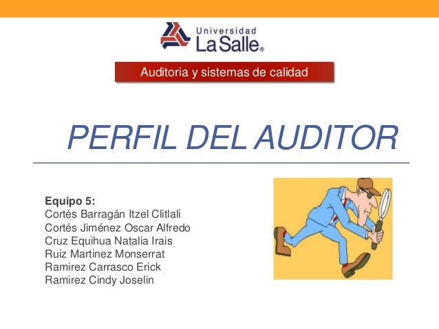 PERFIL DEL AUDITOR