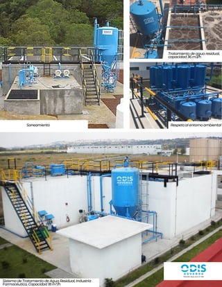 Saneamiento
Sistema de Tratamiento de Agua Residual, Industria
Farmacéutica, Capacidad 18 m³/h
Tratamiento de agua residua...