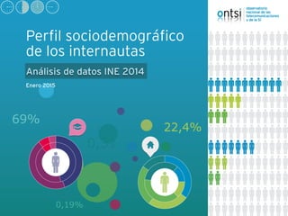 Perfil sociodemografico de los internautas 2014 (Enero 2015)