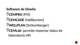 Cementación de Lechadas y Perforación Bajo Balance en Pozos Petroleros ...