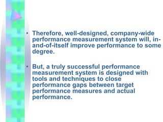 Perforamance measurement | PPT
