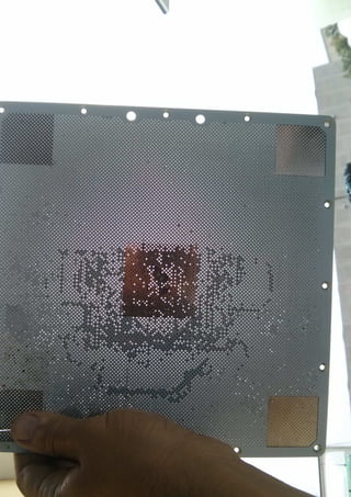 Perforated plate v2 cleaning test 1