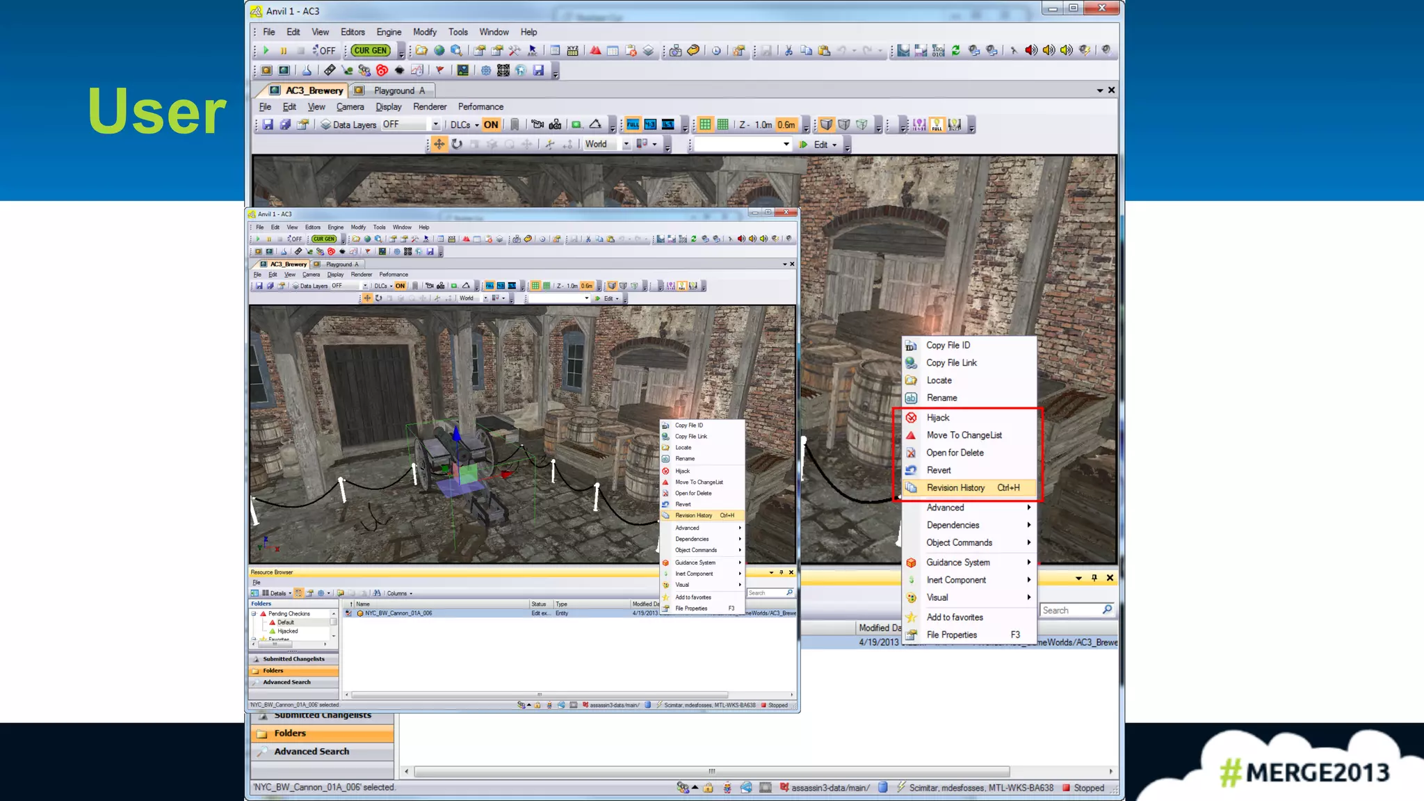 12	
  
User Experience - Custom dialogs
Anvil	
  Editor	
  
 