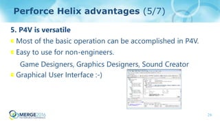 Perforce Helix Never Dies: DevOps at Bandai Namco Studios | PPTX
