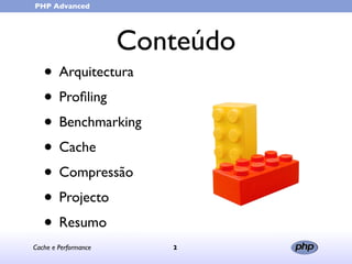 Cache e Performance (in portuguese)