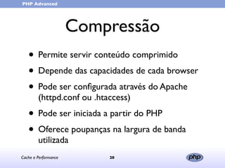 Cache e Performance (in portuguese)