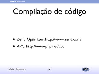 Cache e Performance (in portuguese)