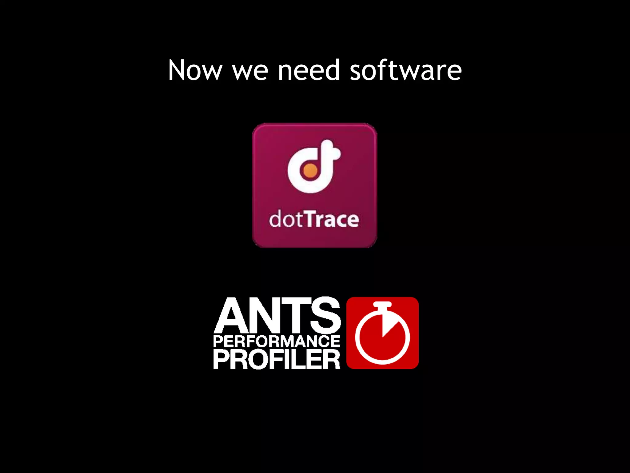 Now we need software 
 