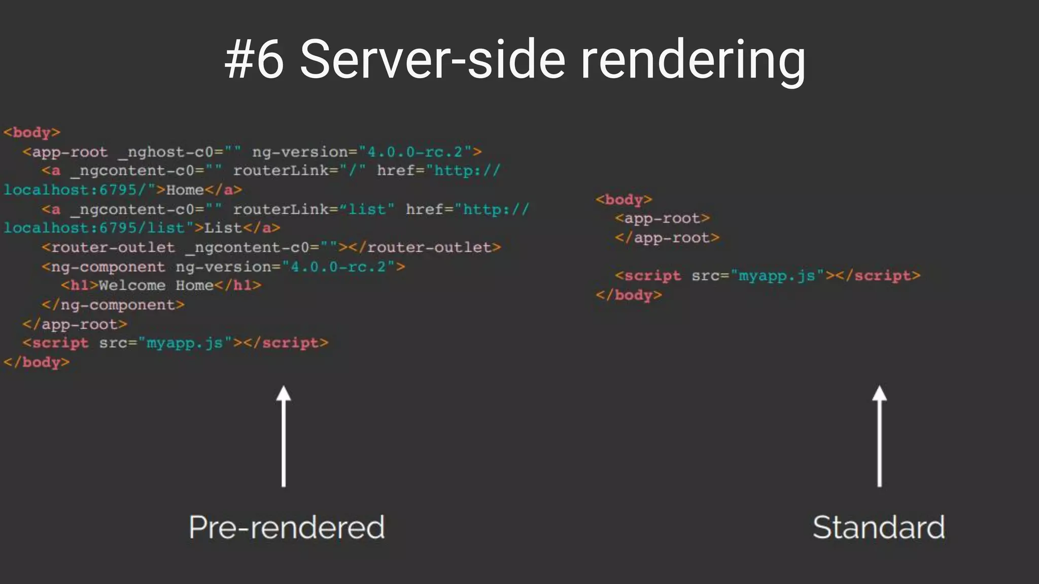 #6 Server-side rendering