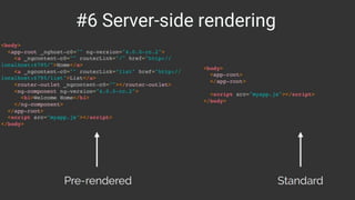 #6 Server-side rendering
 