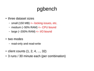 PostgreSQL performance archaeology | PDF