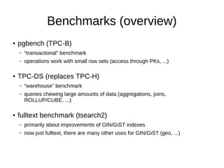 PostgreSQL performance archaeology | PDF