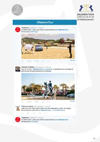 41
topiberian
BALEAREN TOUR
DRESSUR-PUR
ES FANGAR JUNE 2015
 