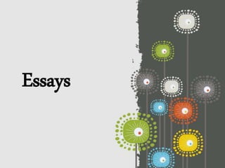 Essays
 