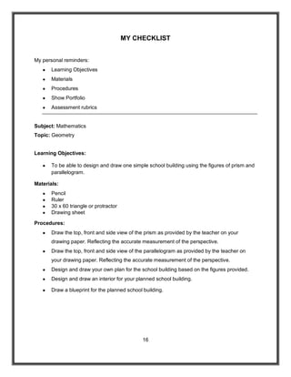 Process based Performance Based Assessment
