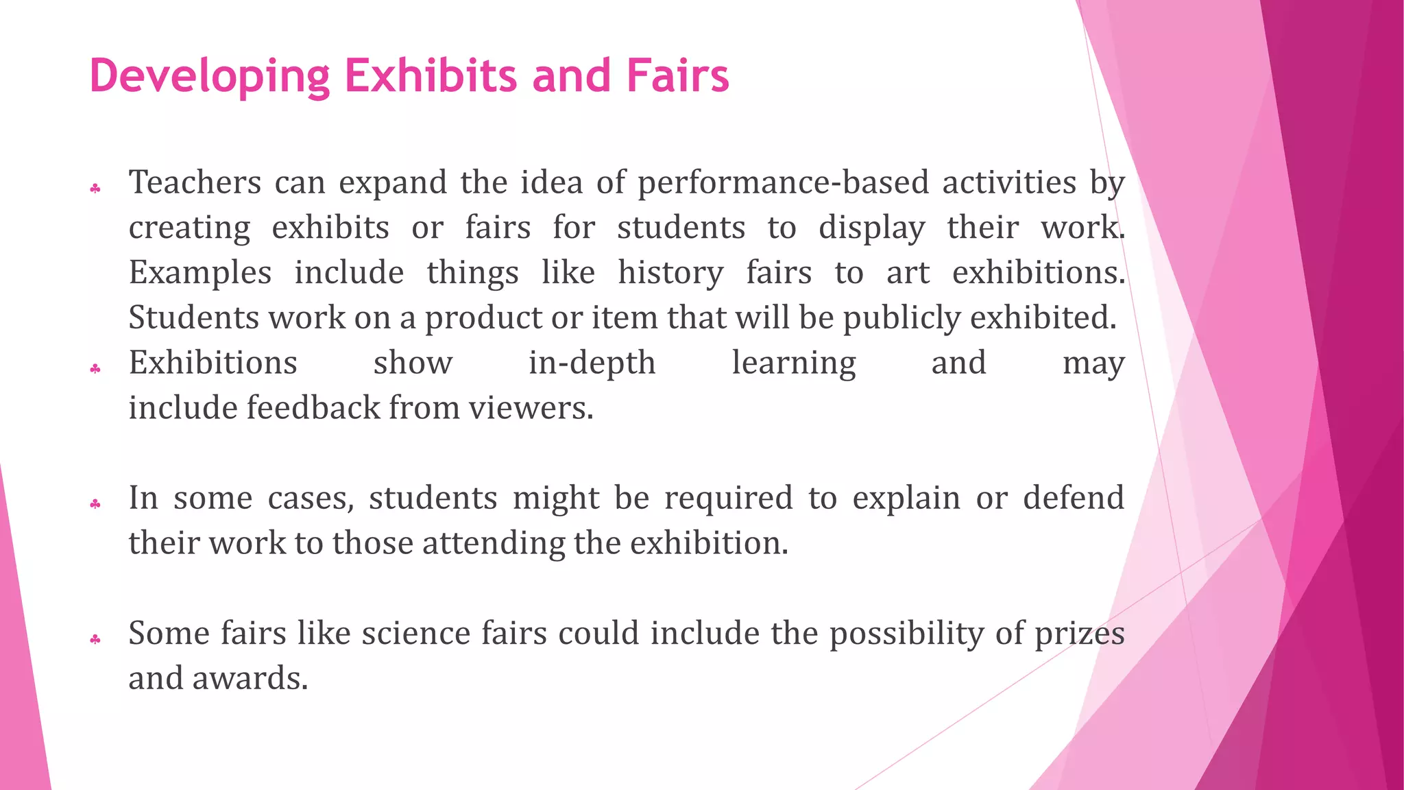 Performance based assessment | PPTX