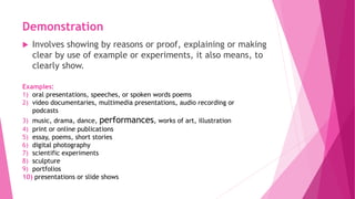 Performance based assessment | PPTX