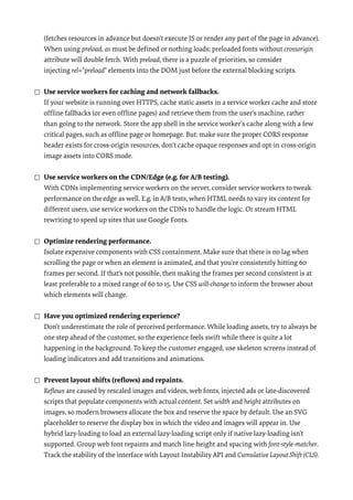 Front-End Performance Checklist 2020 | PDF | Web Development | Internet
