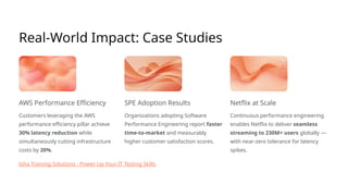 Real World Performance Performance-Engineering Driving Excellence in Technology | PPTX