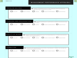 PERFORMANCE EVALUATION POWERPOINT | PPT