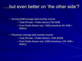 Performance Incentive Contracts Experience in Cambodia by the BTC supported projects