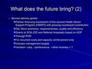 Performance Incentive Contracts Experience in Cambodia by the BTC supported projects