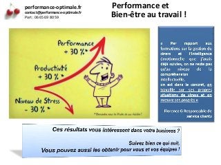Performance et
Bien-être au travail !
performance-optimale.fr
contact@performance-optimale.fr
Port : 06 65 69 80 59
 