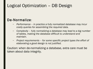 Performance Tuning And Optimization Microsoft SQL Database | PPT