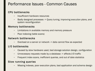 Performance Tuning And Optimization Microsoft SQL Database | PPT