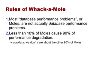 Performance Whack A Mole