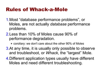 Performance Whack A Mole
