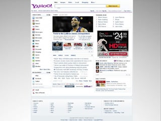 Performance on the Yahoo! Homepage