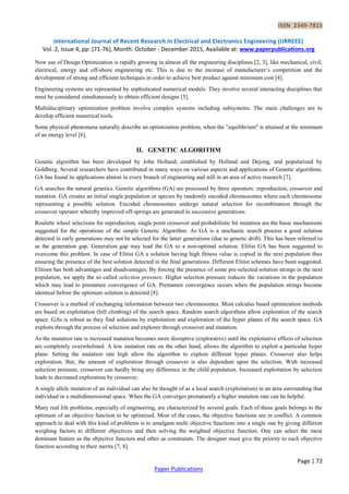 Performance Analysis of Genetic Algorithm as a Stochastic Optimization ...