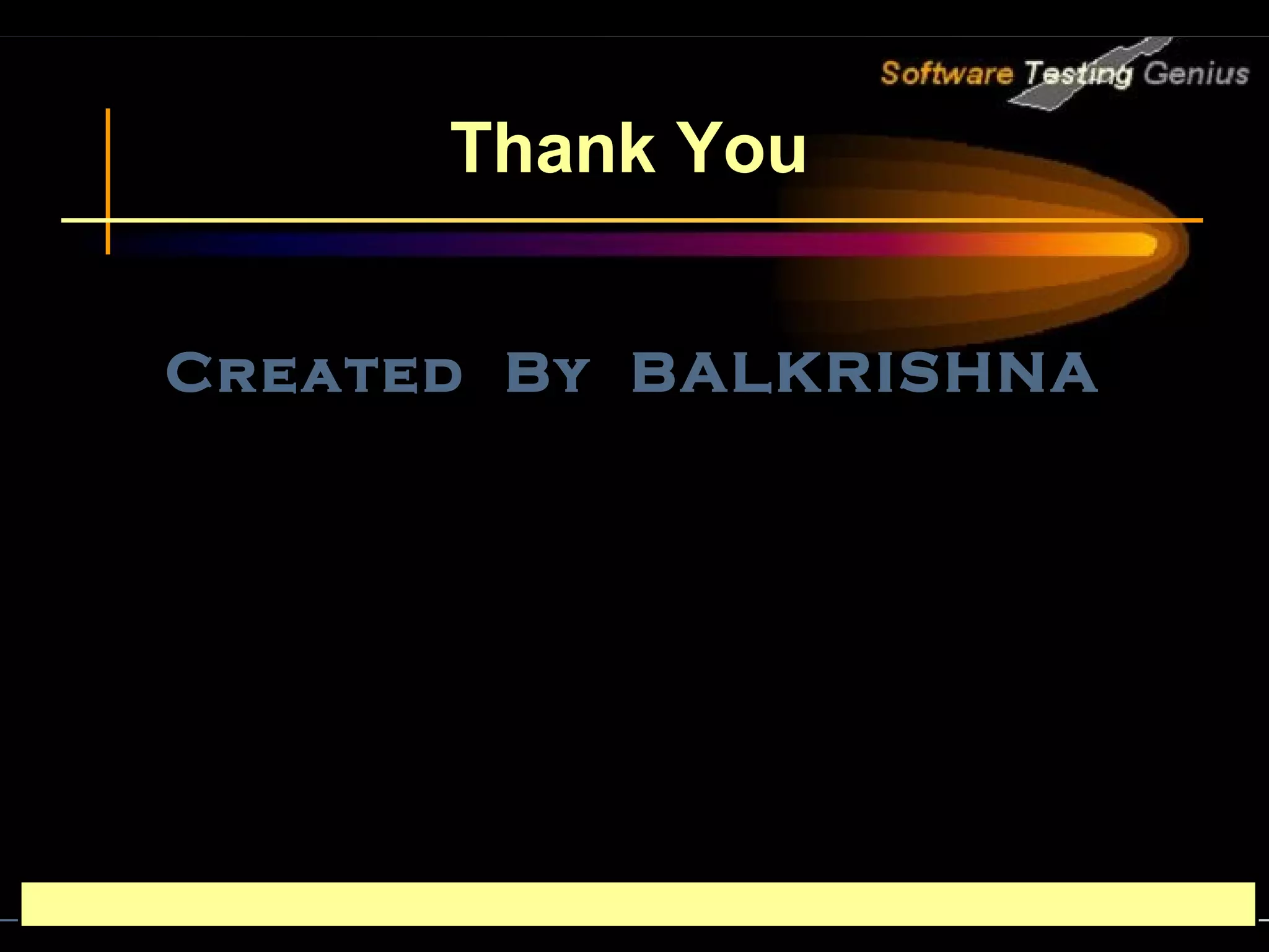 Thank You Created By BALKRISHNA 