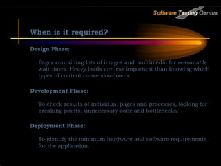 Performance and load testing | PPT