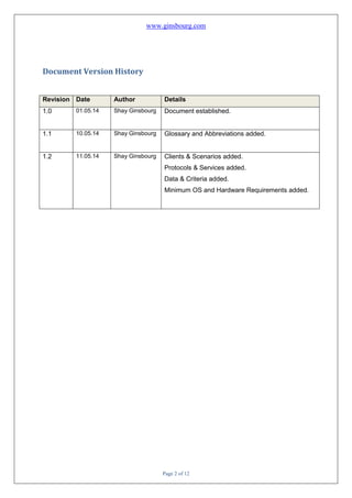Ginsbourg.Com - Performance and load test script template 1.2 | PDF